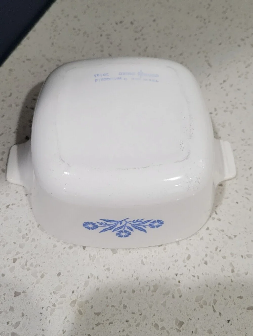 VTG Corning Ware Blue Cornflower Pattern Casserole Dish | 7